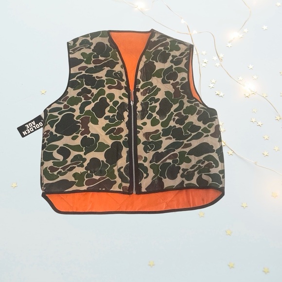 Golden Age Camouflage Zip-Up Vest in size XL - NWT - Picture 3 of 6